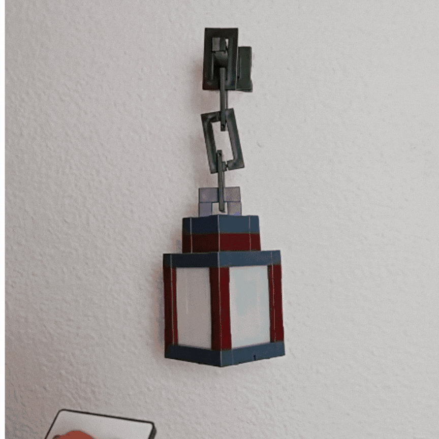 Lampara Nocturna de Minecraft