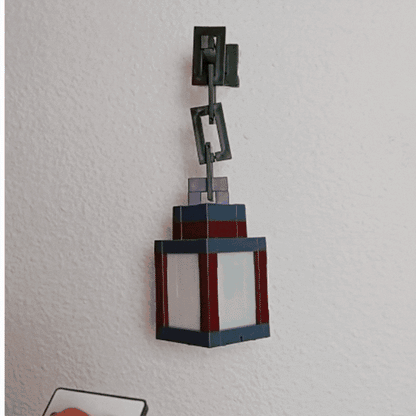 Lampara Nocturna de Minecraft